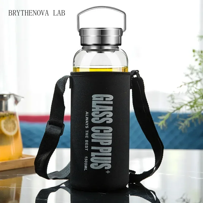 Botella de Agua de Vidrio de 2 - Outdoor Sport Glass Water Bottle reseña y precio